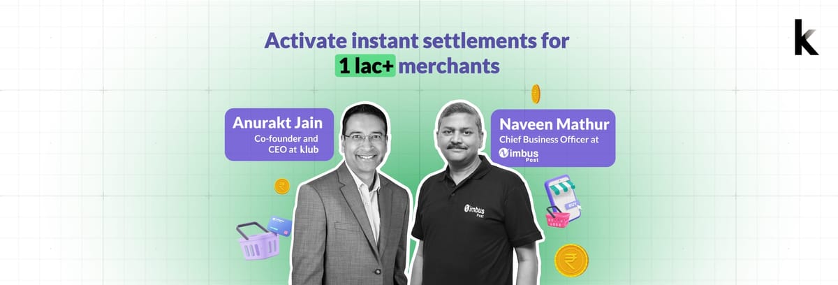 NimbusPost partners with Klub to facilitate instant settlements for 1 lac+ eCommerce merchants